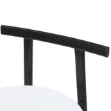 Modern Bar Stools With Backrest For Kitchen (Set of 3)