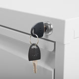 Drawer Metal Locking Vertical File Cabinet With Wheels Heavy Duty Lockable Storage