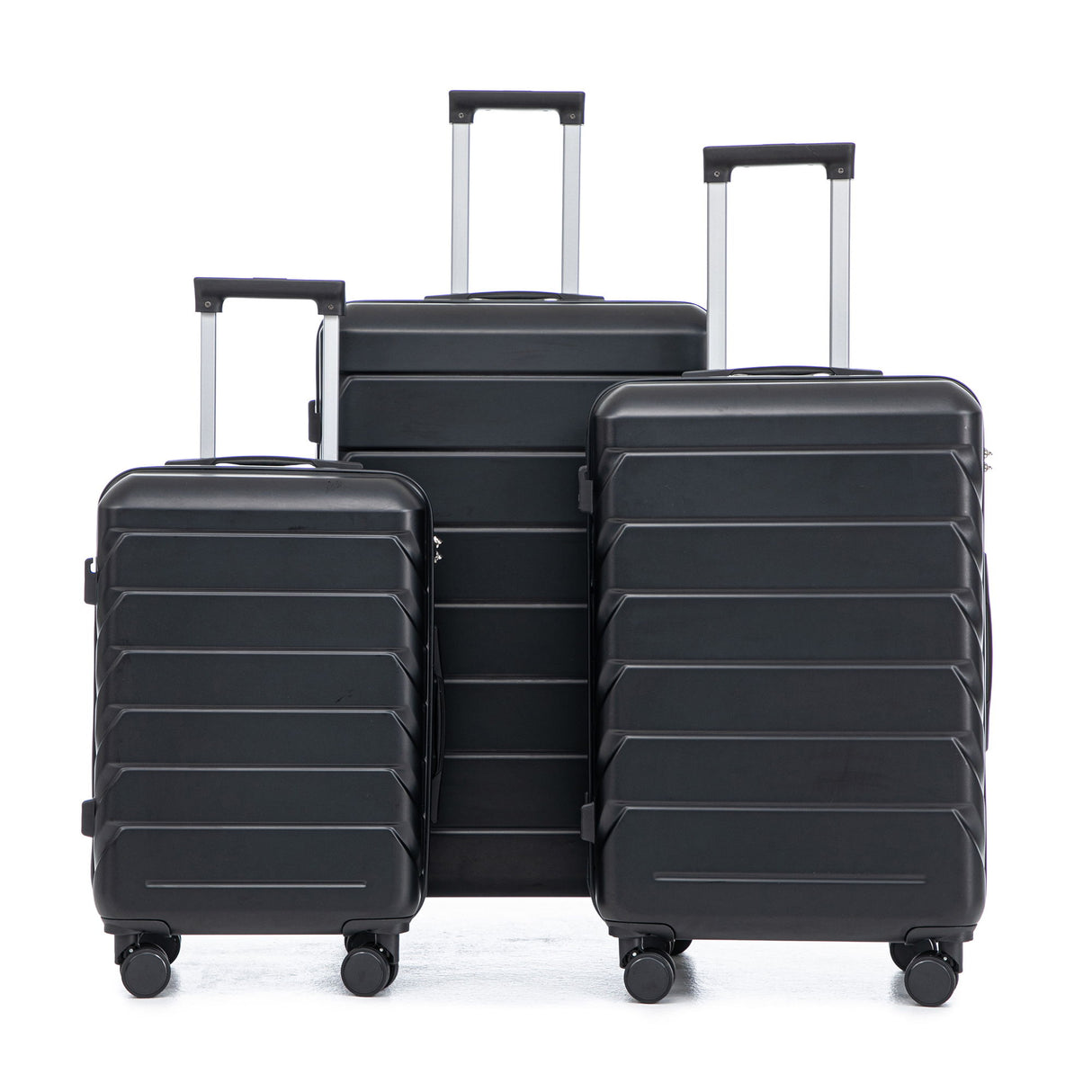 3 Pieces Set 20" / 24" / 28" Spinner Wheel Luggage With Combination Lock