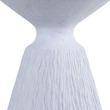 Outdoor End Table, Round Garden Stool - Aqua Gray