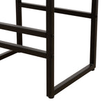 25" Height Backless Water Hyacinth Woven Bar Stools With Footrest (Set of 2) - Natural