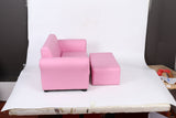 Kids Club Chair Sofa / Sectional And Ottoman - Pink