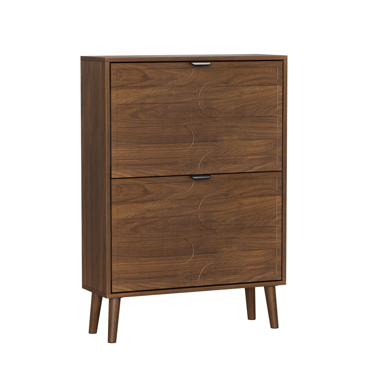 Medieval - Independent Shoe Cabinet With 2 Flip Drawers