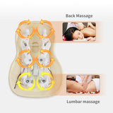 Therapeutic Shiatsu Massage Cushion With Heat Function, Polypropylene - Gray