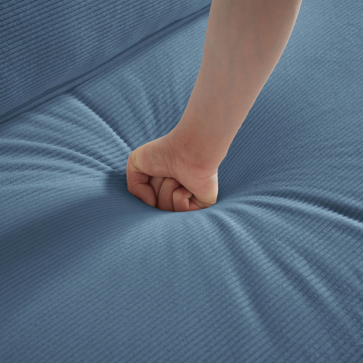 Modular L Shaped Floor Living Room Sofa Set With 6 Pillows