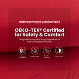 5 Pieces Outdoor Patio Bar Set, Rounded Square Sintered Stone Table & 4 Swivel Bar Chairs