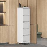 Drawer Metal Locking Vertical File Cabinet With Wheels Heavy Duty Lockable Storage