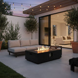 Propane / Natural Gas Fire Pit Table, 50,000 BTU - Charcoal