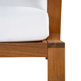 4 Piece Outdoor Sofa Set With Cushions And Coffee Table