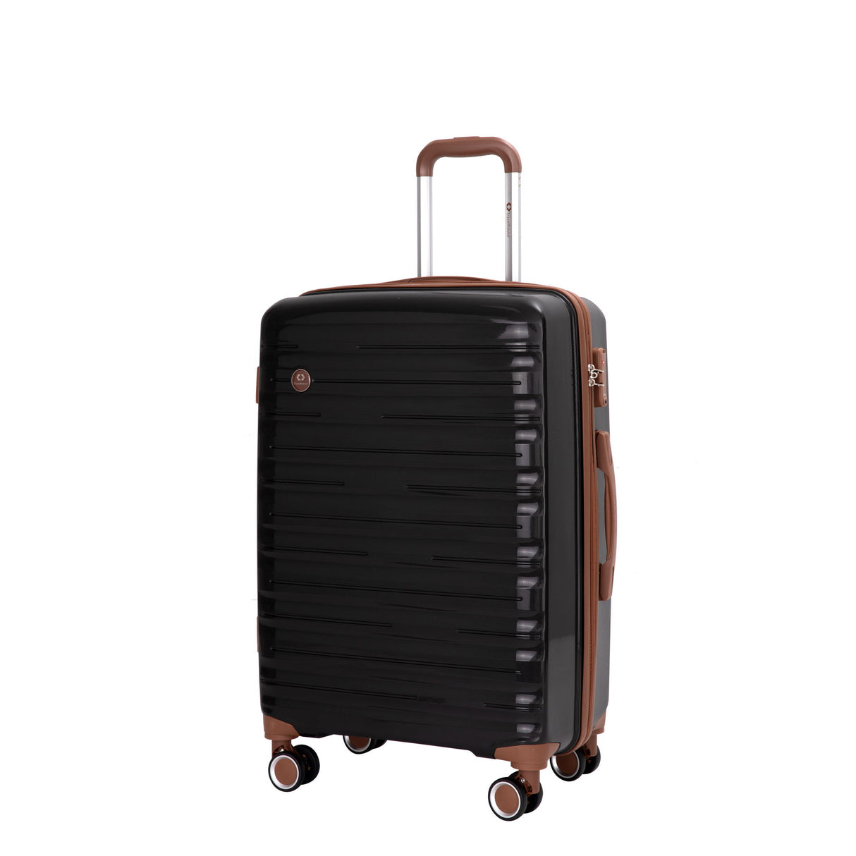 5 Piece Set Hardshell Carry On Luggage Set With Tsa Lock