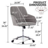 Adjustable Ergonomic Office Chair, Swivel Backrest Seat