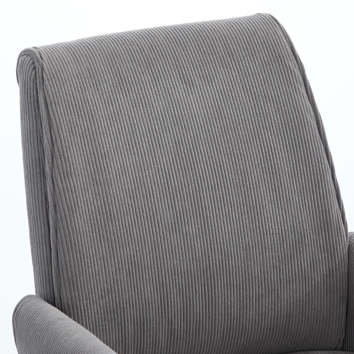 Ergonomic Mid-Back Office Chair With Striped Velvet Fabric