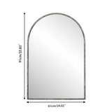 Arched Mirror With Shatterproof Glass