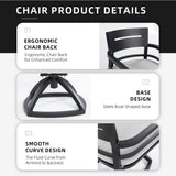 Modern Outdoor Patio Dining Set With Table And Chairs With Sunbrella Cushions