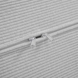 Modular L Shaped Floor Living Room Sofa Set With 6 Pillows