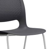 Stacking Chairs (Set of 4) - Black