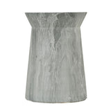 Round Outdoor End Table - Marble