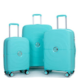 Expandable Hardshell Suitcase Double Spinner Wheels Luggage Sets
