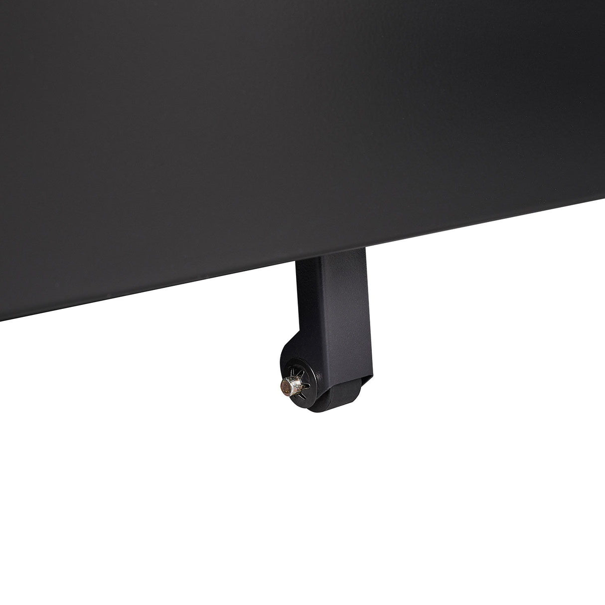 Contemporary Black 3 Drawer Mobile Filing Cabinet With Lock, Metal Office Storage For Legal / Letter Size