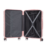 3 Pieces Set 20" / 24" / 28" Spinner Wheel Luggage With Combination Lock