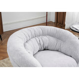 Modern Chenille Office Chair With 360 Degree Swivel