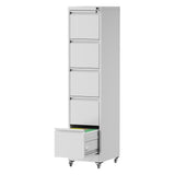 Drawer Metal Locking Vertical File Cabinet With Wheels Heavy Duty Lockable Storage