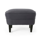 Enchante - Living Room Set With Tufted Back Club Chair And Ottoman