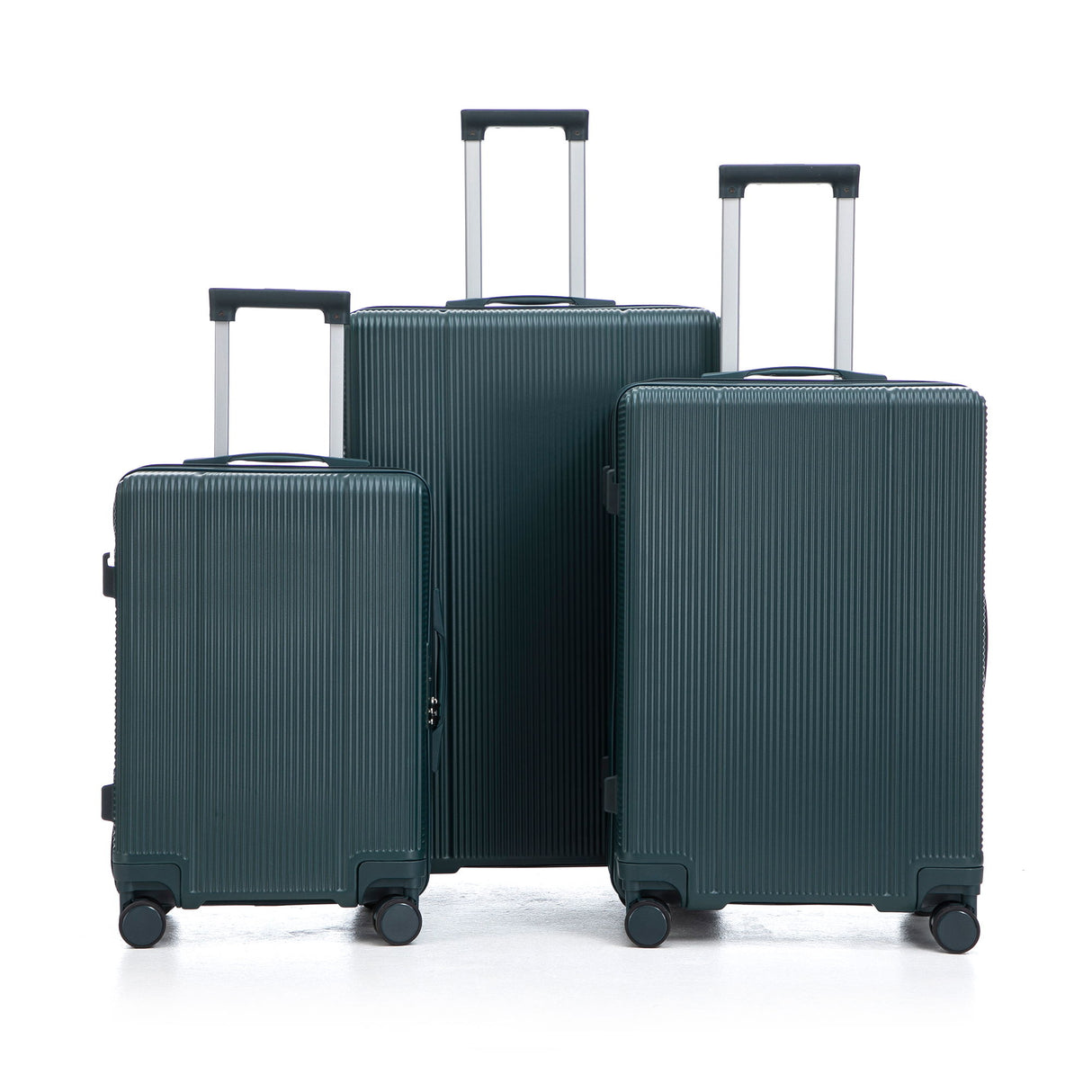 20" / 24" / 28" 3 Pieces / Set Spinner Wheel Luggage, Carry On Suitcase, Matching Color, TSA Combination Lock
