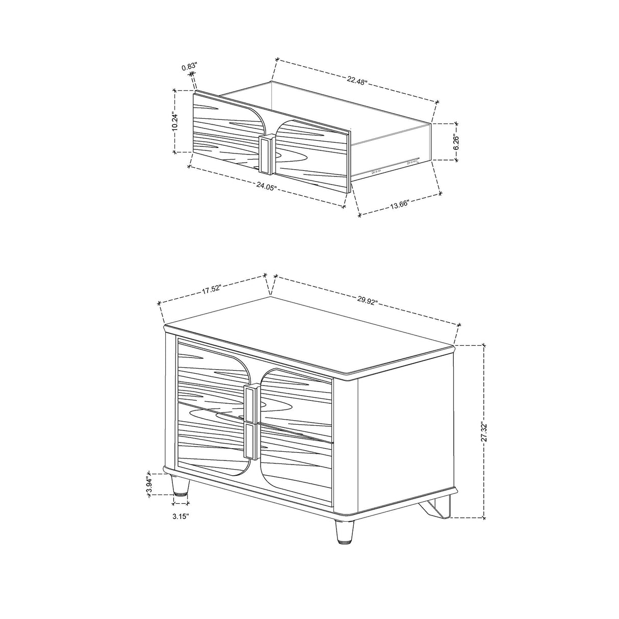 Brenda - 5 Piece Bedroom Set With LED Lighting
