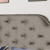 Luella - Button Tufted Upholstered Headboard