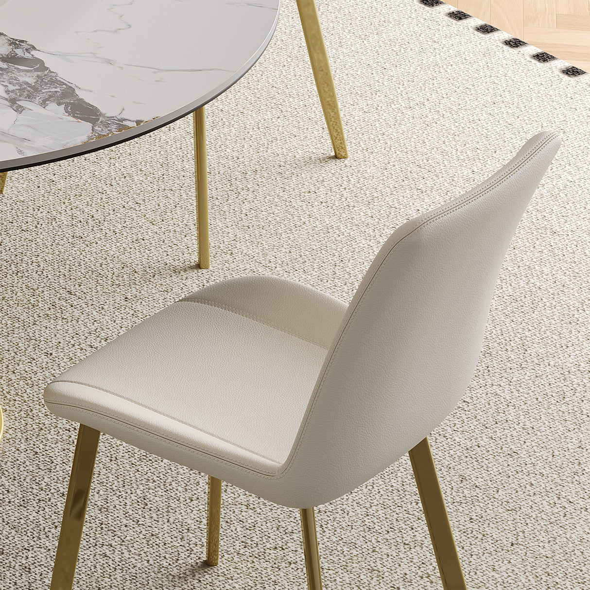 Modern Dining Chairs Ergonomic Design For Kitchen (Set of 4)