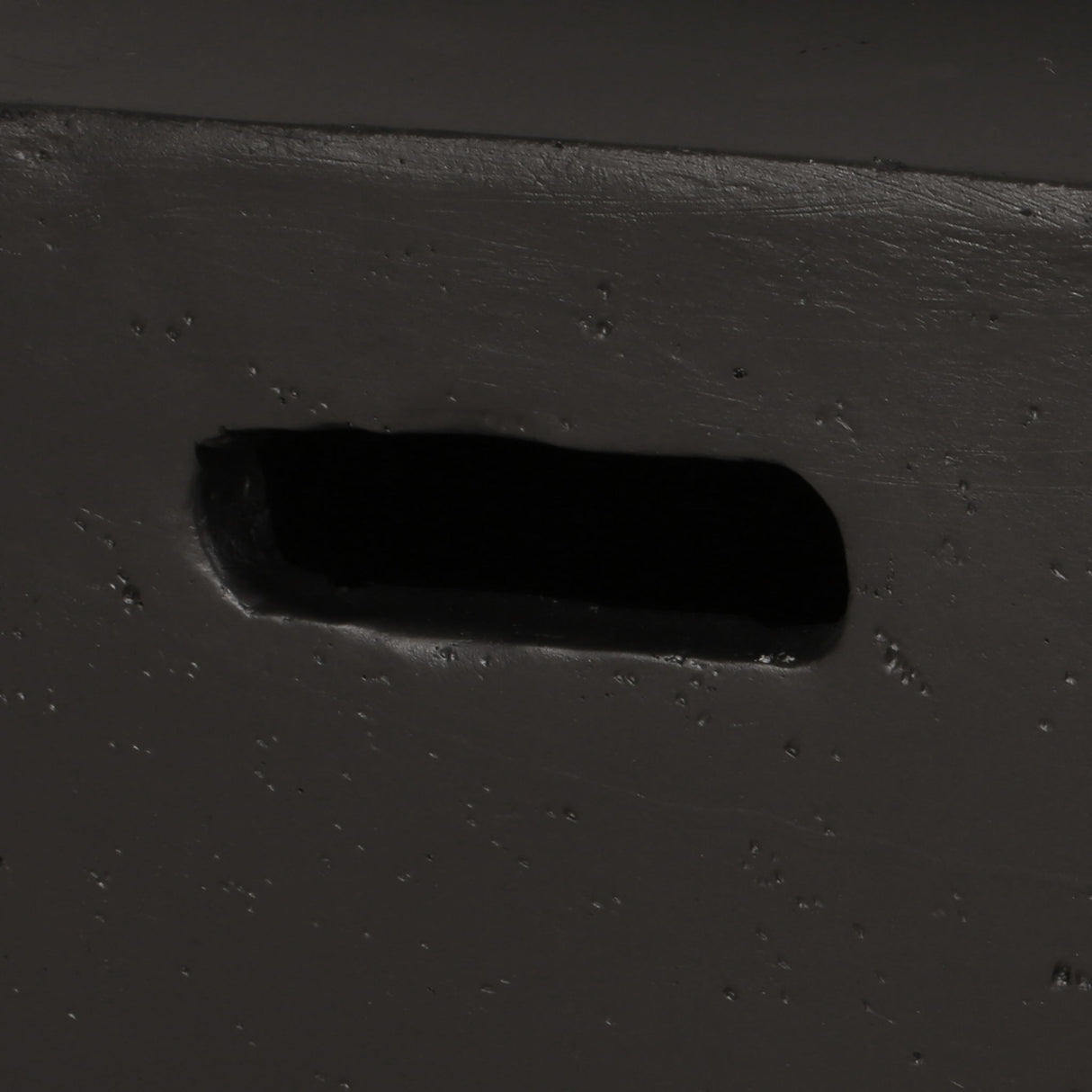 Outdoor Square Mgo Wood Burning Fire Pit - Dark Gray