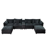 U Shaped Sectional Cloud Couch For Living Room