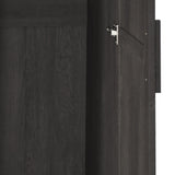 Danbury - Wood Wardrobe - Gray