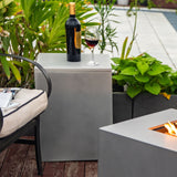 Modern Square Propane Tank Cover Holder With Multi Functional Utility - Gray