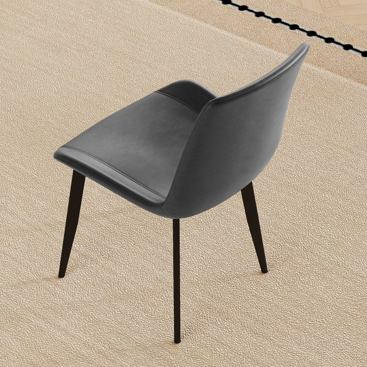 Modern Dining Chairs Ergonomic Design For Kitchen (Set of 4)