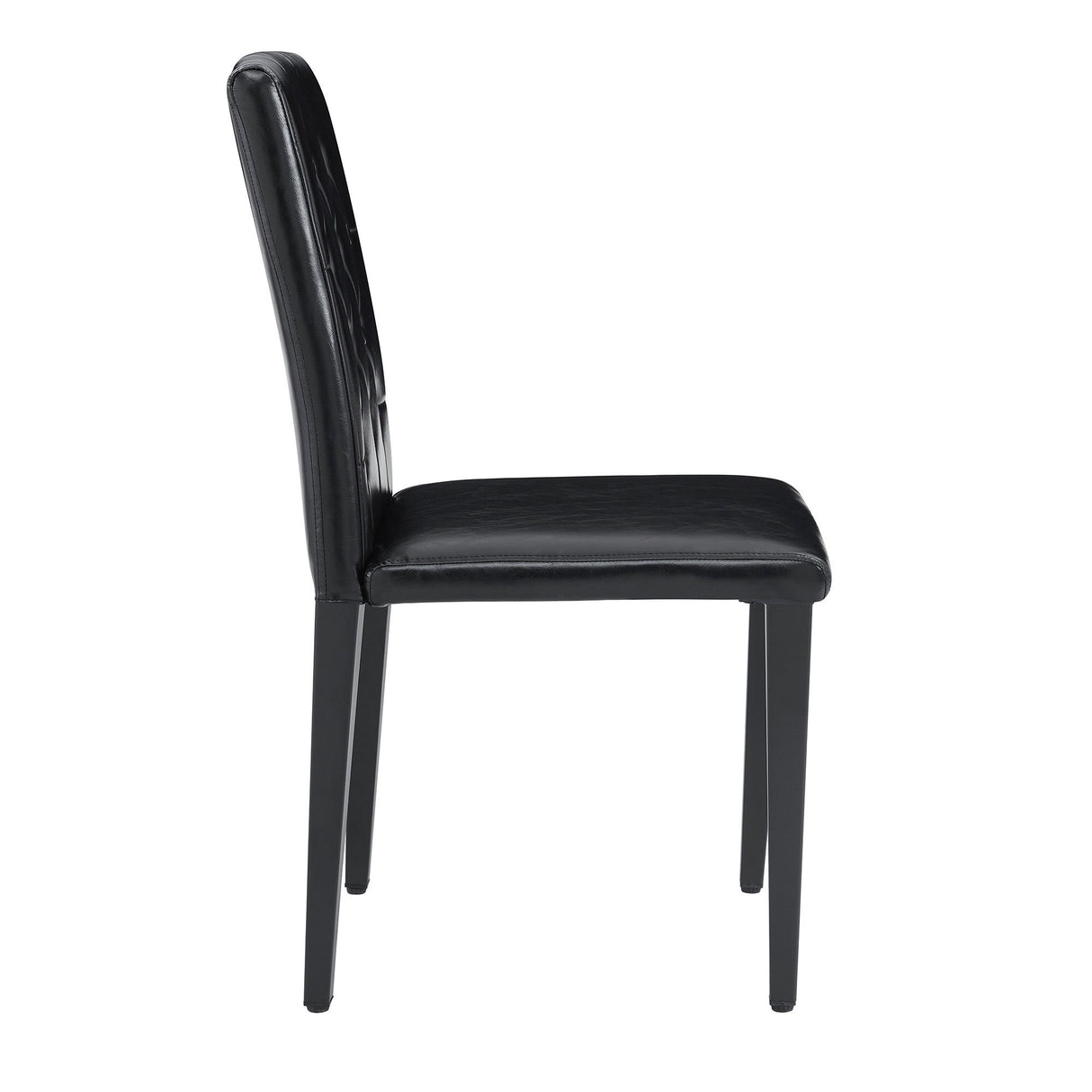 Dining Chairs With Ergonomic Buckle Backrest For Family Dining Rooms