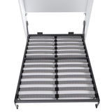 Queen Murphy Bed, Space Saving Design - White