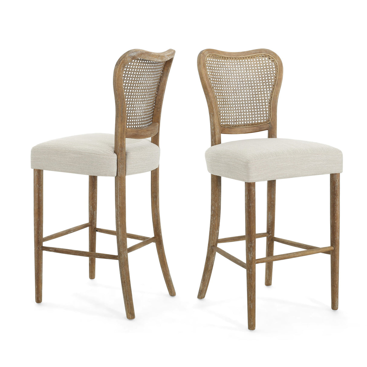Barstool (Set of 2) - Dark Brown