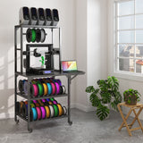 Heavy Duty 3D Printer Stand With Filament Storage Rack - Black