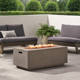 Contemporary Outdoor 40,000 Btu Propane Fire Pit