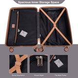 5 Piece Set Hard Case Spinner Wheels Luggage Sets With Tsa Lock