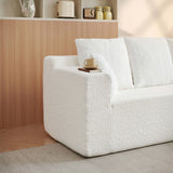 Modular Cloud Sectional Couch With L Shape Chaise, Deep Seat