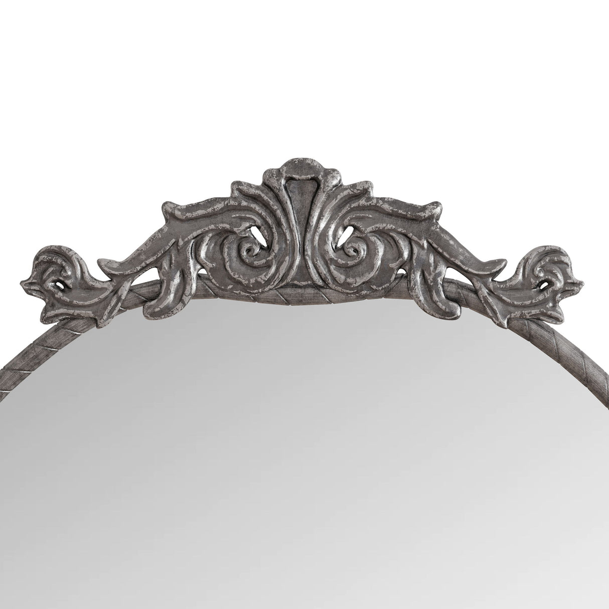 Vintage Arched Full Body Mirror, Wall Mounted For Living Room