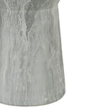 Round Outdoor End Table - Marble