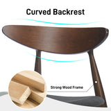 Retro Dining Chairs With Ergonomic Back (Set of 2)