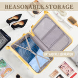 20" / 24" / 28" 3 Pieces / Set Spinner Wheel Luggage, Carry On Suitcase, With Cup Holder & USB Port & Phone Holder