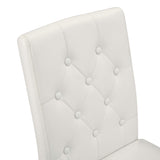 Dining Chairs With Ergonomic Buckle Backrest Comfort