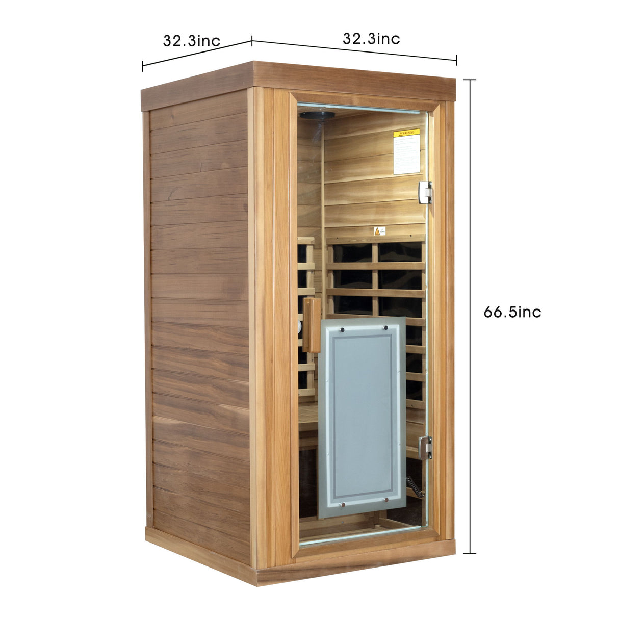 One Person Far Infrared Standard Indoor Sauna Room