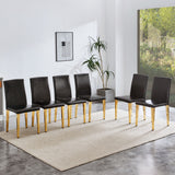 Elegant Upholstered Chairs With Metal Legs